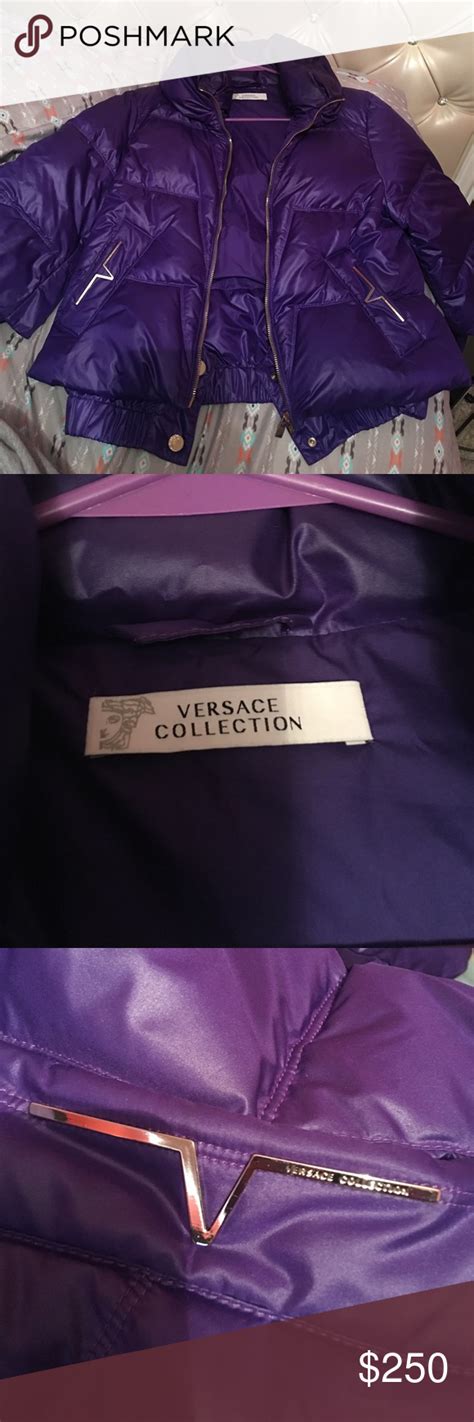 versace collection piumino|Versace sale.